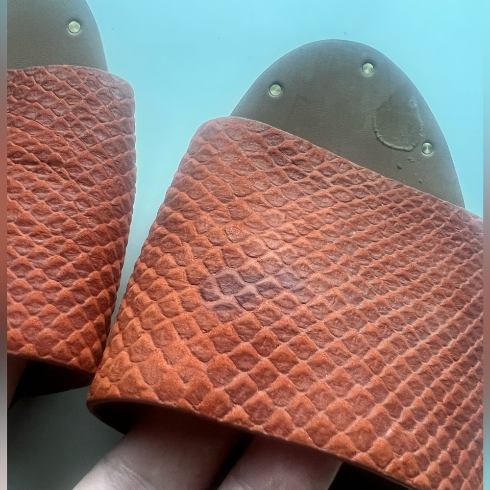 Madewell The Thea Sandal Embossed Soft Leather, size 8 - Picture 9 of 9